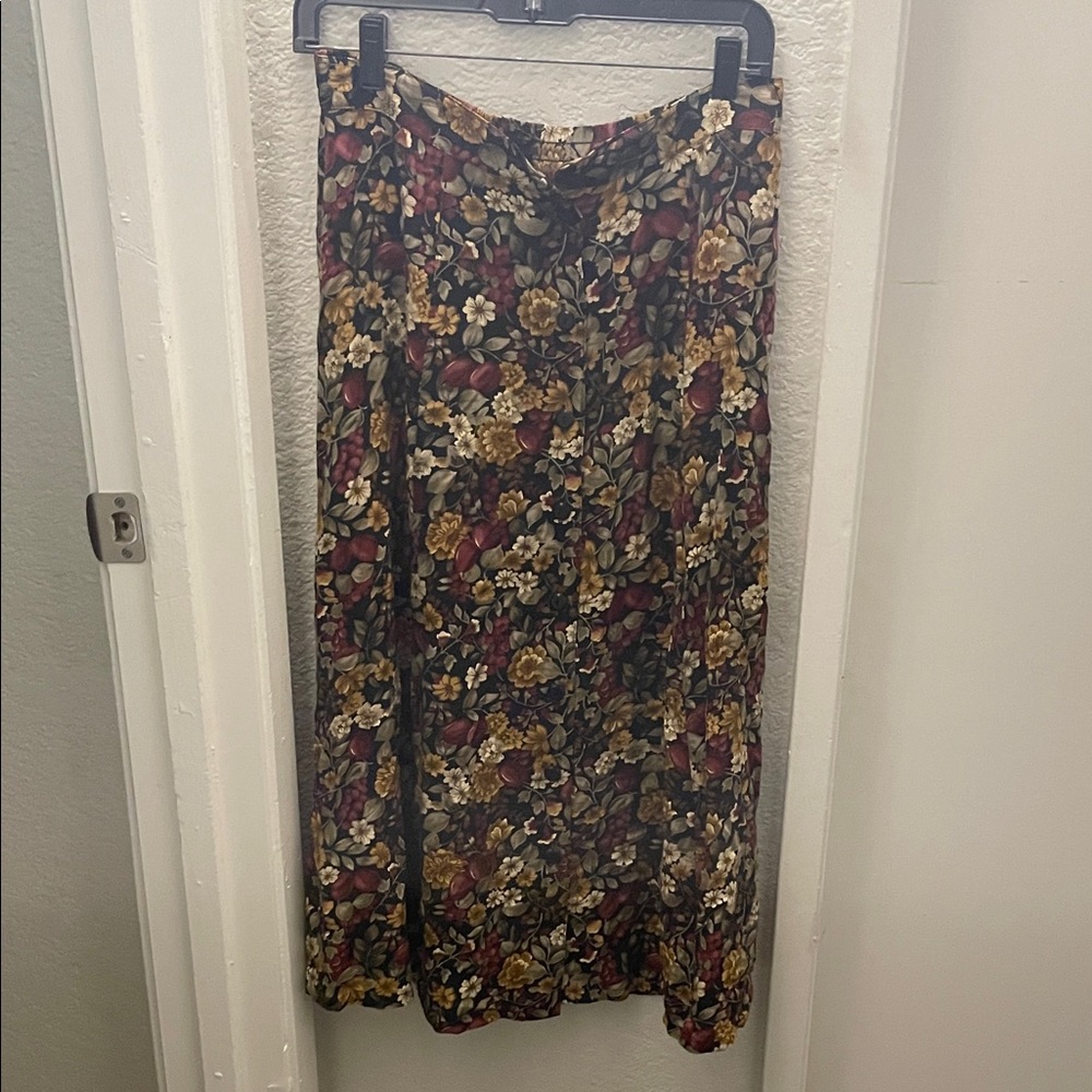 Sag Harbor Floral Maxi Skirt - Petite Multicolor